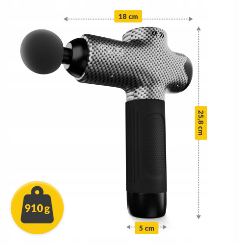 Массажер перкуссионный  4FIZJO Massage Gun Evo  - фото №4